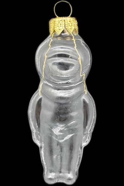 Стеклянная елочная игрушка Заготовка Космонавт 9 см 161505000